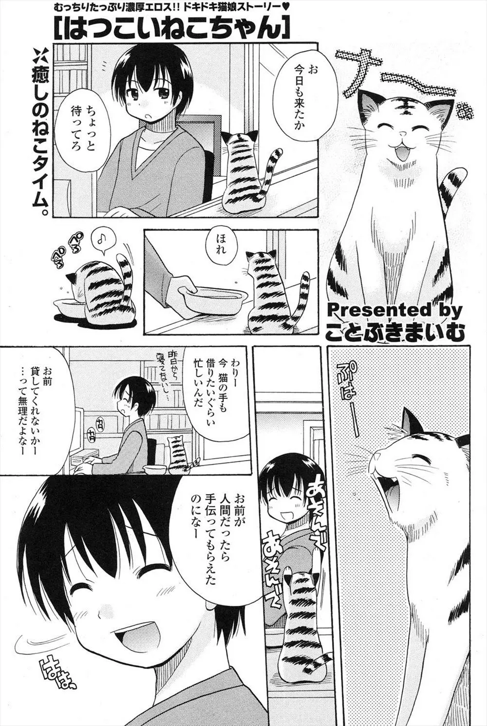 いつも餌をもらいにくる猫が巨乳美少女に擬人化してあらわれ告白され中出しエッチしたら、小さい頃隣りに住んでいた幼なじみだった件ｗｗｗｗｗ